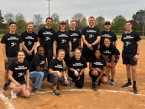 young lawyers section kickball team photo