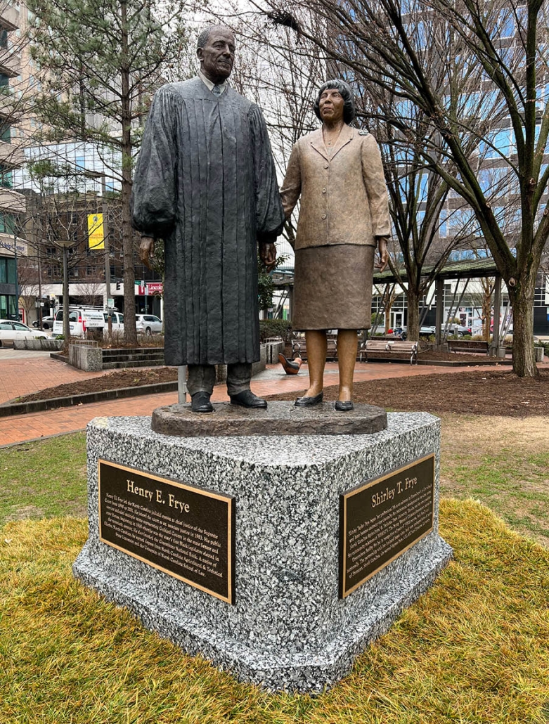 Greensboro Unveils New Statue Honoring Justice Henry E. and Shirley T